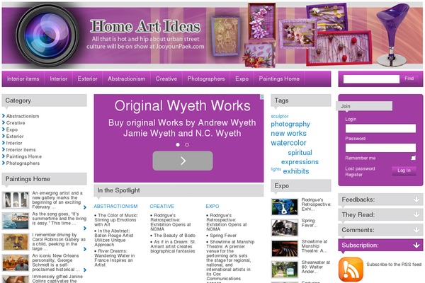 City News theme site design template sample