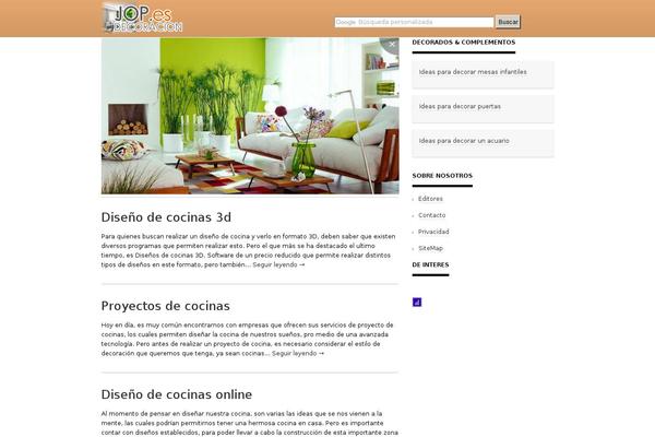A theme site design template sample