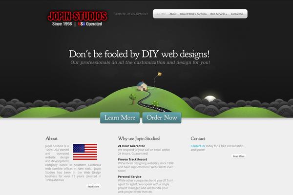 Webly theme site design template sample