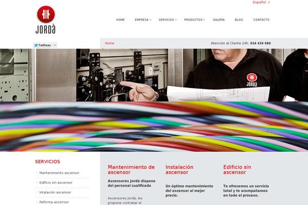 Novus theme site design template sample