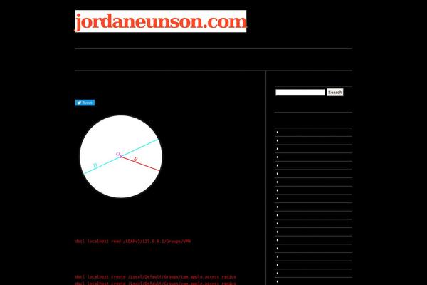 jordaneunson.com site used Clean Home