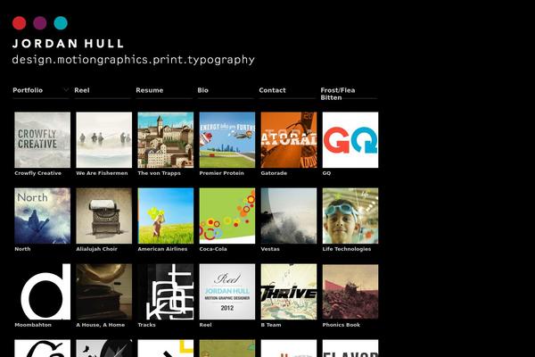 Portfolium theme site design template sample