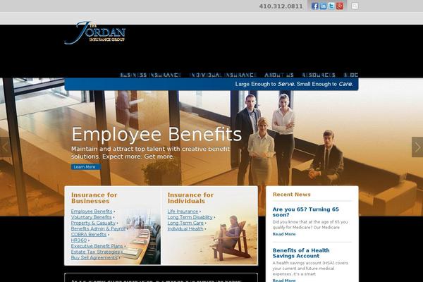 Jordan theme websites examples