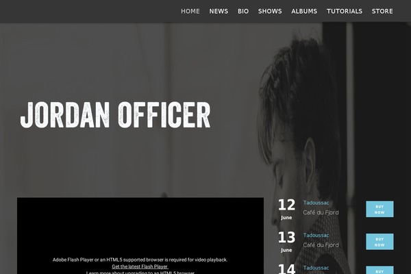 Music Club 1.4 theme site design template sample