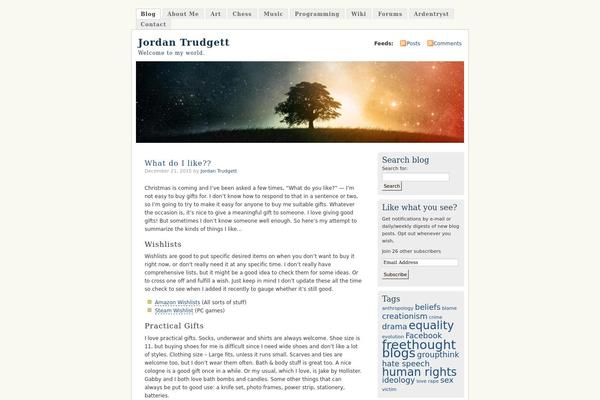 Misty Look theme site design template sample