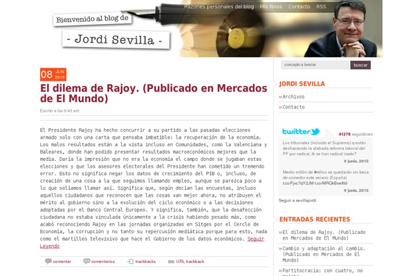 jordisevilla.org site used Blossom Coach