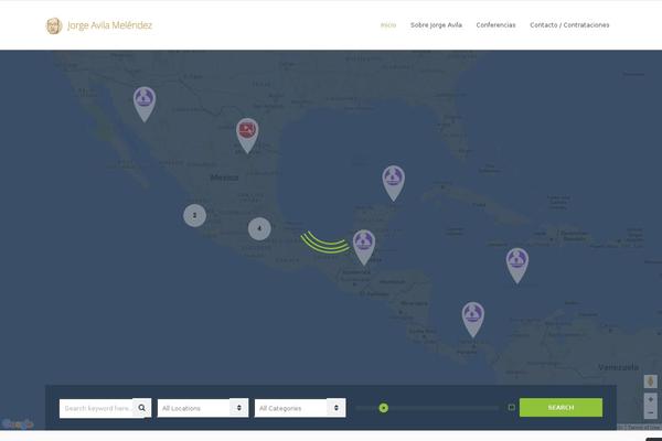 Site using Widget Pack plugin