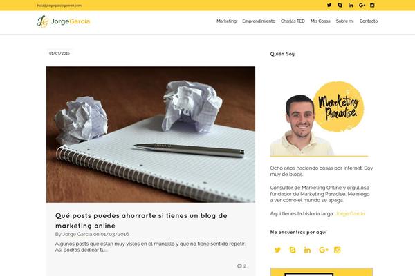 Dante theme site design template sample