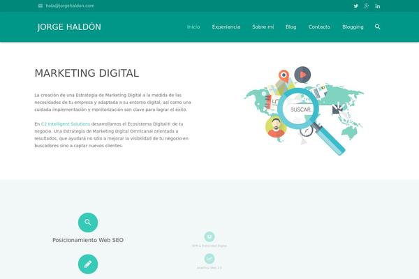 Zephyr theme site design template sample