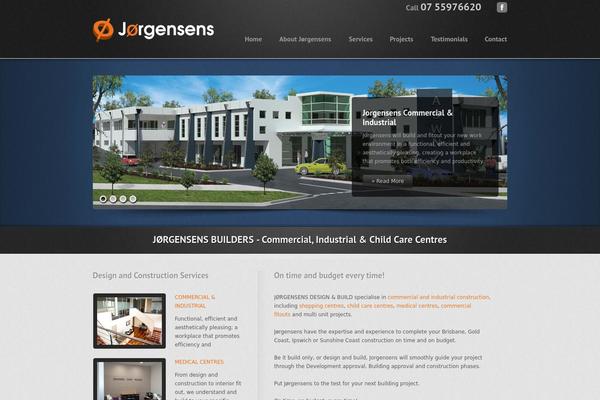 Eleganza theme site design template sample