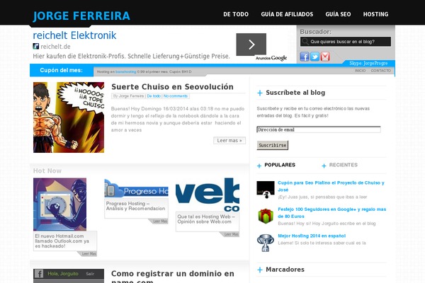 Orbital theme site design template sample
