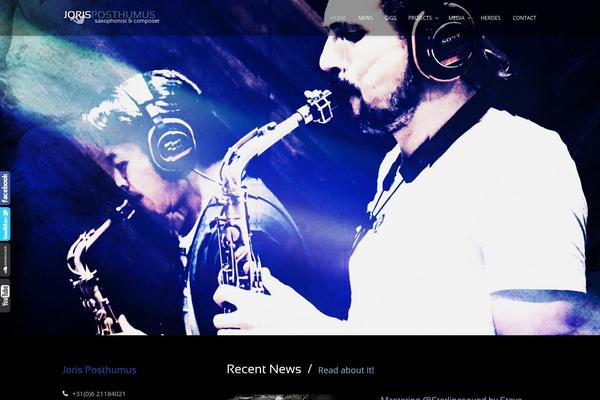 Music Club 1.4 theme site design template sample