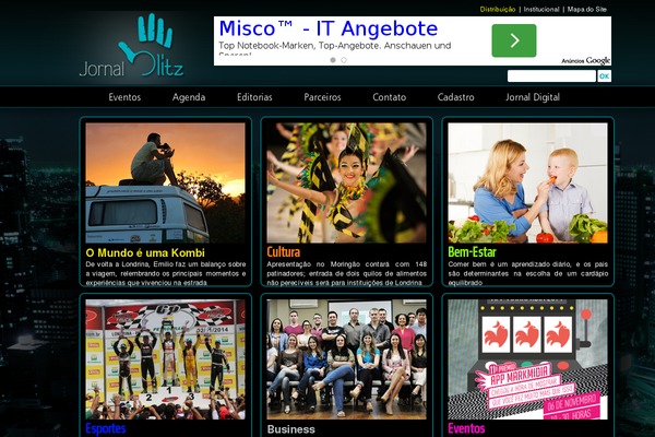 Blitz theme site design template sample