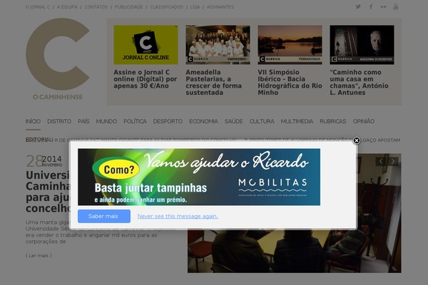 Site using Alfie WP Weather plugin