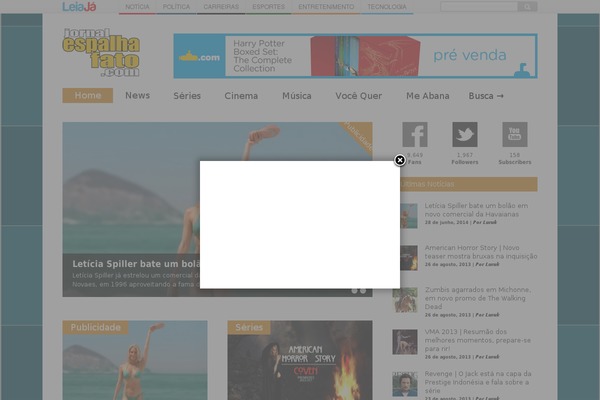Gonzo theme site design template sample