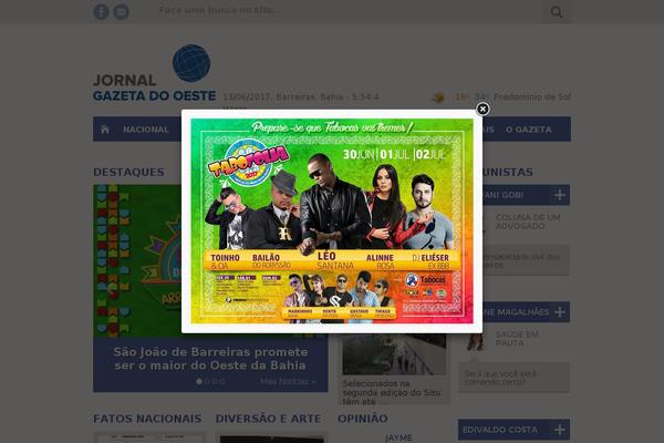 Site using jQuery Colorbox plugin