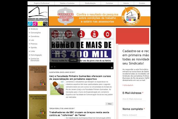 Newspaper theme site design template sample