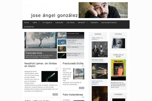 Site using Minimalist Instagram Widget plugin