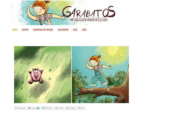 Parabola theme site design template sample