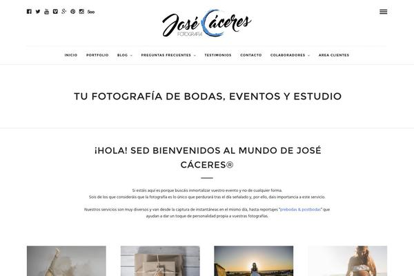 Photography theme site design template sample