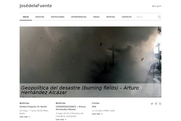 josedelafuente.gallery site used Templates