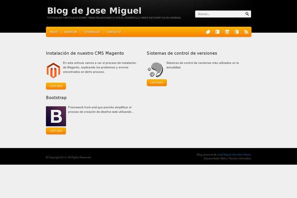Webfolio theme site design template sample