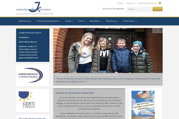 Academica Pro theme site design template sample