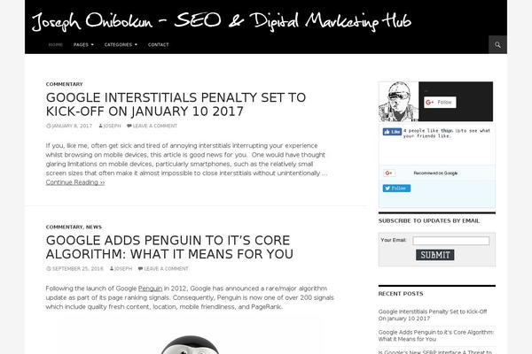 Site using WP Biographia plugin