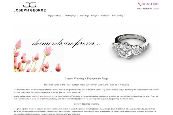 Jg theme site design template sample