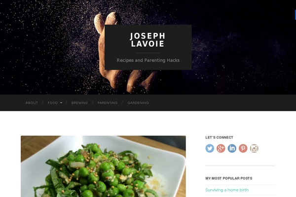 Hemingway theme site design template sample