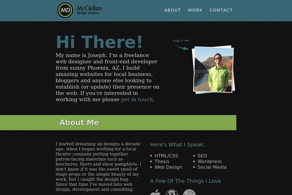 Thesis 1.8.4 theme site design template sample