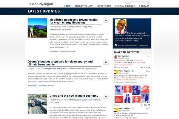 Eco Pro theme site design template sample