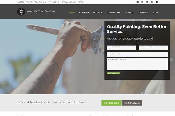 Worker theme site design template sample