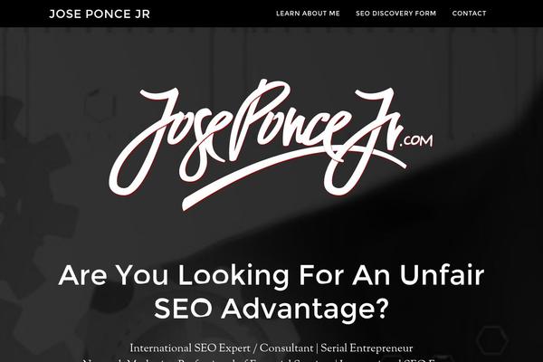 Parallax Pro theme site design template sample