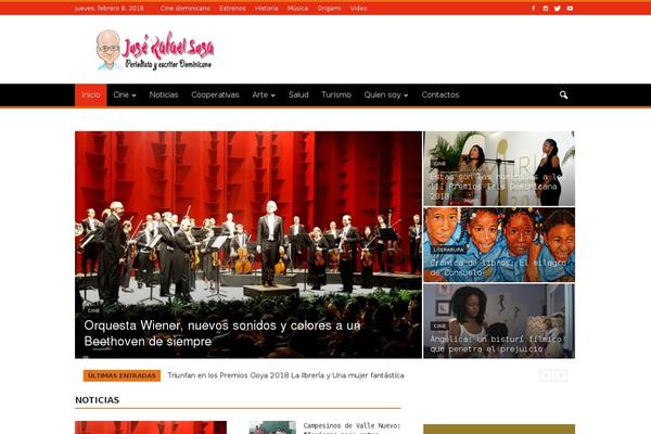 Blogstream theme site design template sample