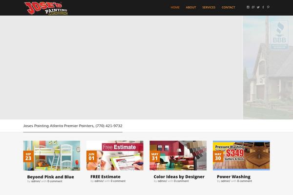 Impressive theme site design template sample