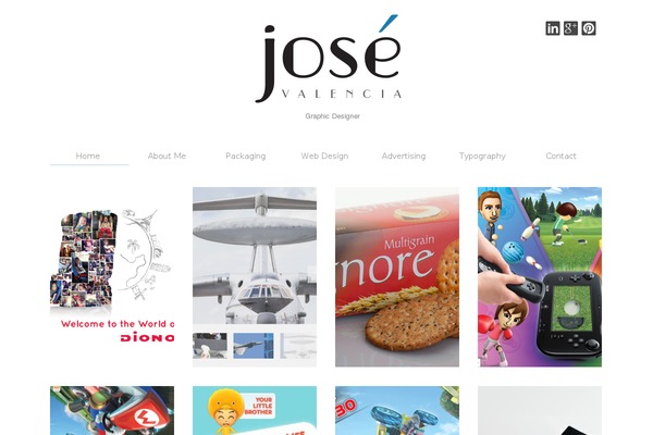Grid Theme Responsive theme site design template sample