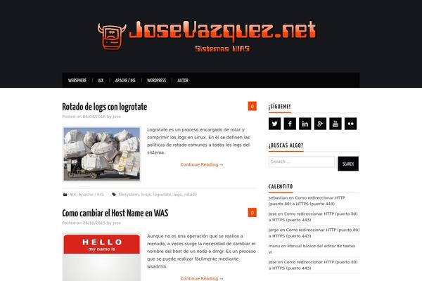 Hiero theme site design template sample