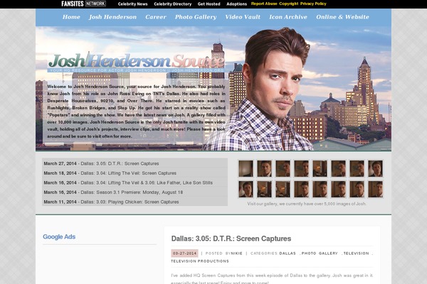 WordPress theme site design template sample