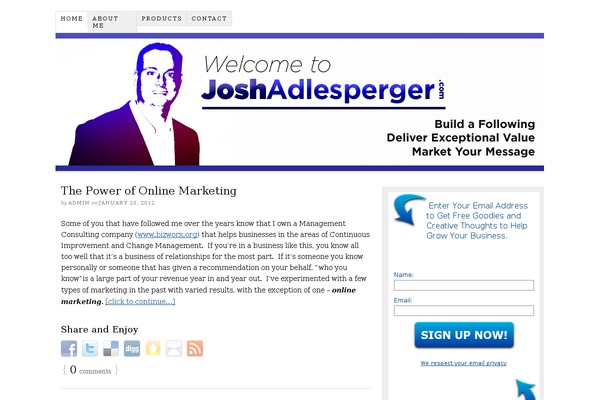 Site using InstaBuilder plugin