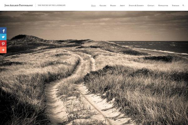 Oyster theme site design template sample