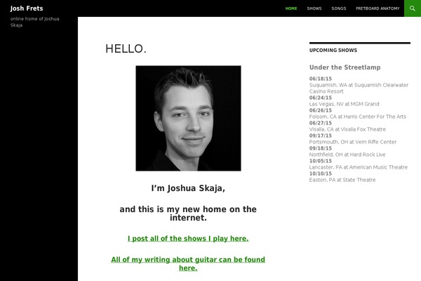 Site using GigPress plugin