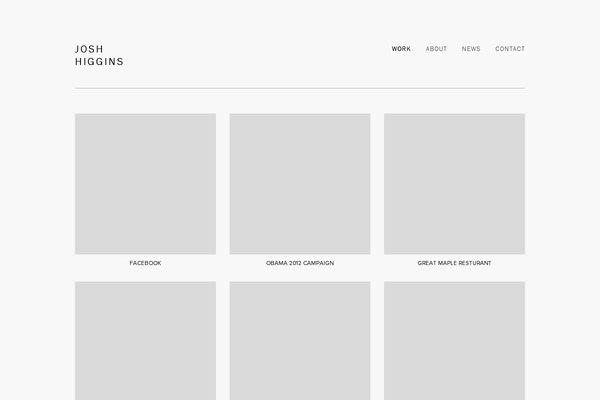Sideshow theme site design template sample