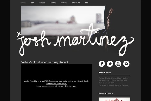 Site using GigPress plugin