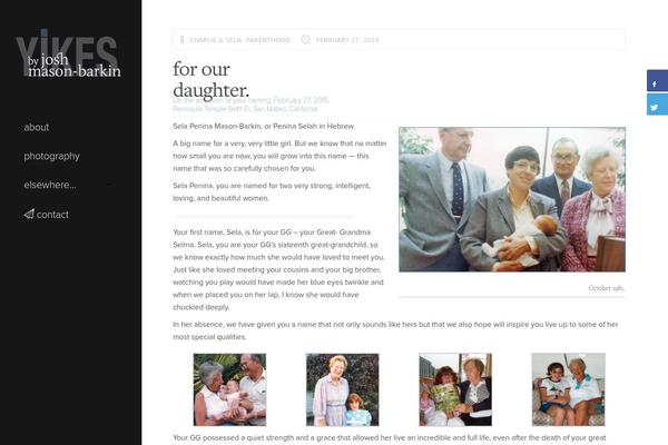 joshmb.com site used Bloggap