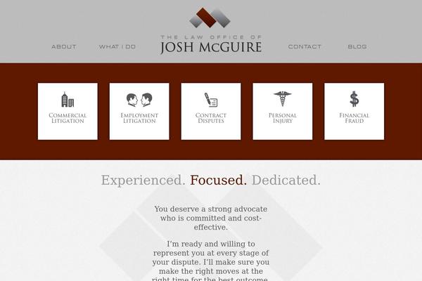 joshmcguirelaw.com site used Mcguire