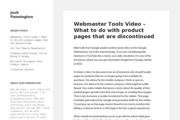 Site using Tentblogger-404-repair plugin