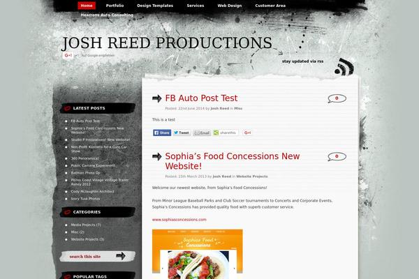 Greyzed theme site design template sample