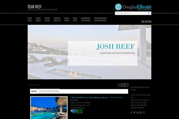 joshreef.com site used Villa