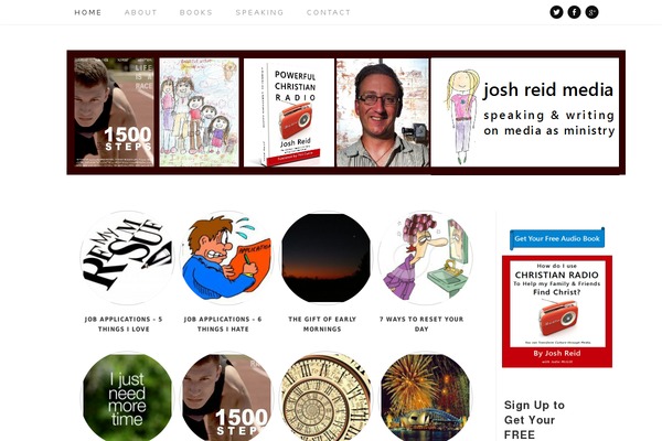 joshreidmedia.com site used Circlesblogres